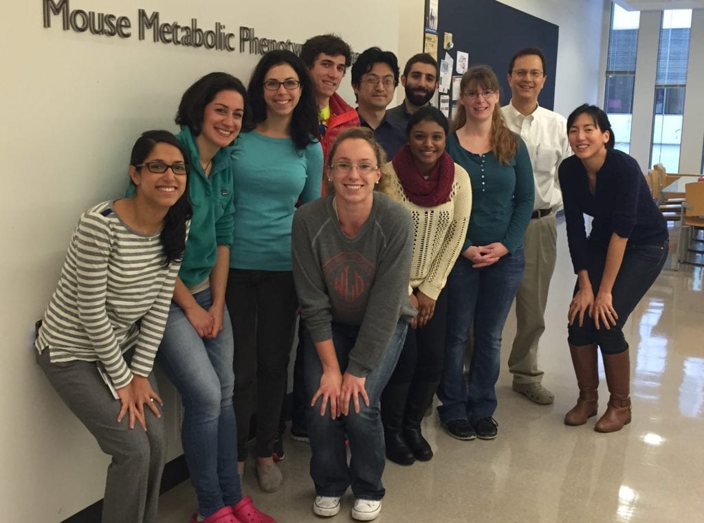 Lab Members Gather for Thanksgiving Photo